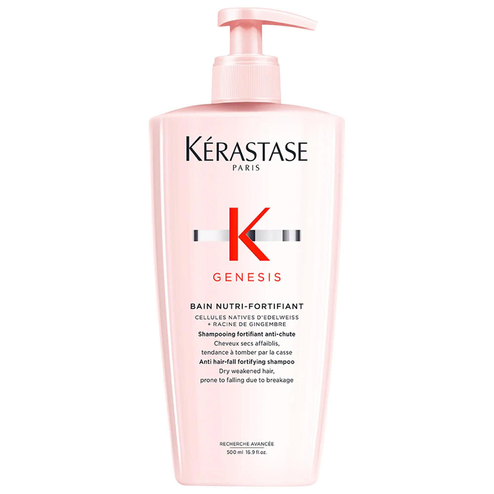 Genesis Strengthening Shampoo for Normal to Dry Hair - Moisturizing, Anti-Breakage Hair Care Genesis Strengthening Shampoo for Dry Hair Strengthening Shampoo, Normal to Dry Hair, Moisturizing Shampoo, Anti-Breakage Hair Care, Hair Strengthening Treatment, Hair Care, Shampoo, Cosmetics, Hair Moisturizer, Dry Hair Solution, Hair Fall Reduction, Edelweiss Native Cells, Ginger Root, Hair Care Routine