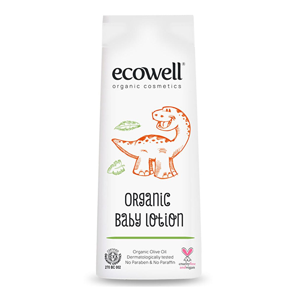 Ecowell Organic Baby Lotion - Natural Moisturizer for Sensitive Skin, Vegan & Cruelty-Free Certified, 10.14 fl oz - view 6