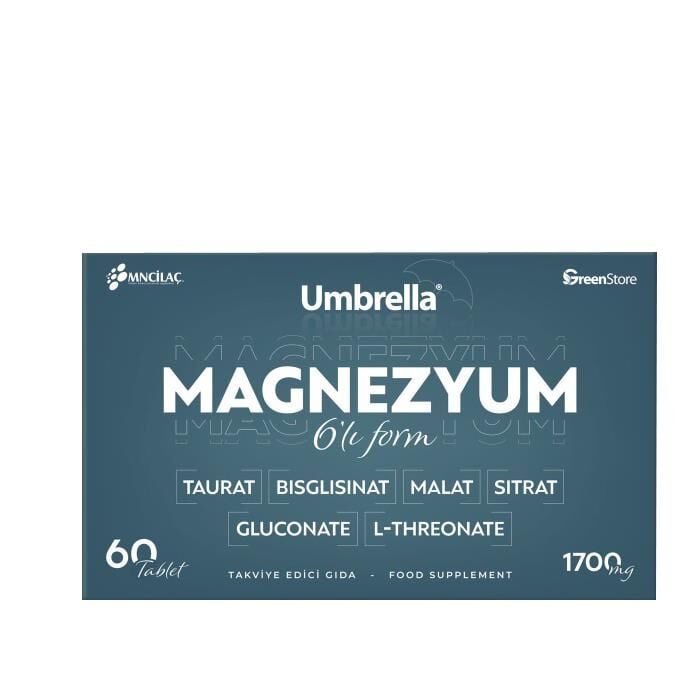 Green Store Umbrella Magnesium 6-Form Complex 60 Tablets