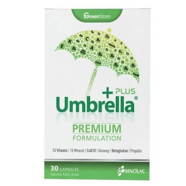 Umbrella Plus Premium Formulation Dietary Supplement 30 Capsules
