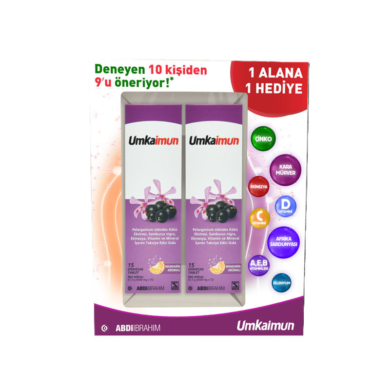Abdi Ibrahim Umkaimun Vitamin & Herbal Support 15 Tablets