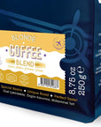 Moliendo Blonde Arabica Coffee Blend - Rich Flavor, Balanced Body, Specialty Coffee Moliendo Blonde Arabica Coffee Blend - Rich & Balanced Arabica coffee, Coffee blend, Colombian coffee, Guatemalan coffee, Specialty coffee, Coffee enthusiasts, Rich flavor profile, Balanced body, Medium-low acidity, Bitter chocolate, Roasted hazelnut, Coffee connoisseurs, High-quality coffee beans