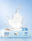 Uni Baby Newborn & Premature Wet Wipes for Sensitive Skin 40 Count