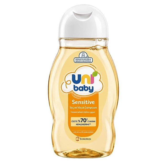 Uni Baby Sensitive Hair & Body Wash Gentle Cleansing 200 ml