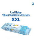 Uni Baby XXL Body Cleansing Wipes for Sensitive Skin 50 Count