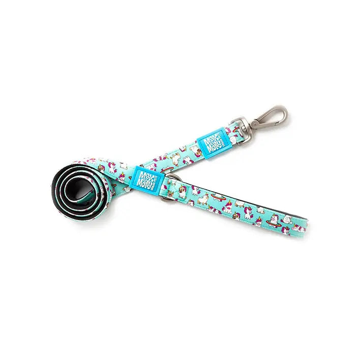 Max & Molly Unicorn Dog Leash Stylish Padded Handle Small