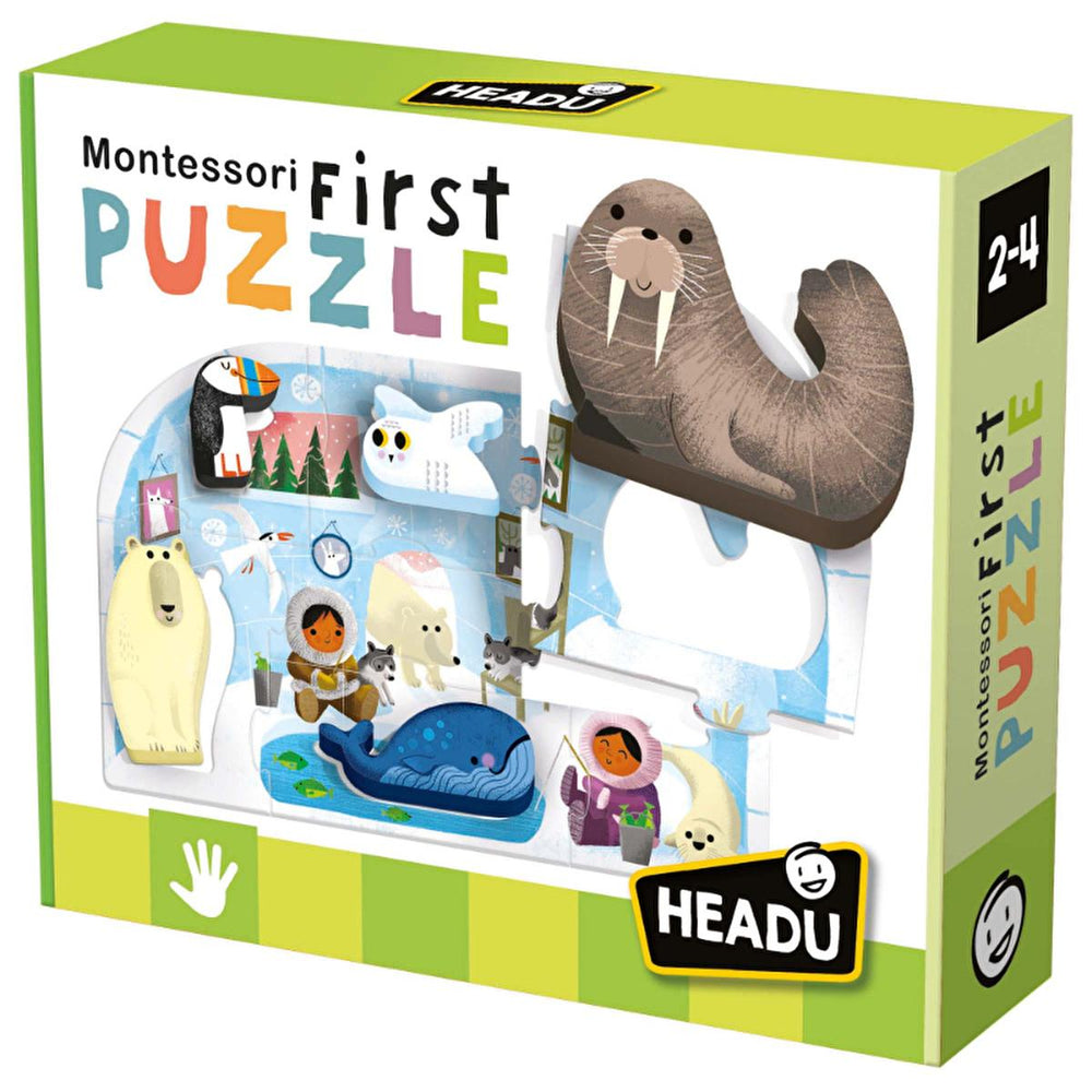 Headu Montessori Educational Puzzle for Toddlers - Wooden Farm Animal Shapes for Cognitive Development (2-4 Years) - view 3