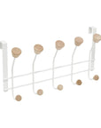 Ideenwelt Over the Door Hook with White Wood Detail