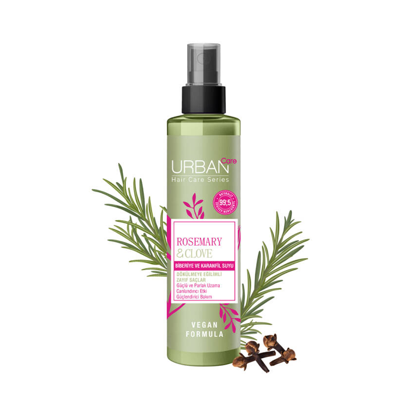 Urban Care Rosemary & Clove Hair Water with Organic Rosemary, 150 ml
