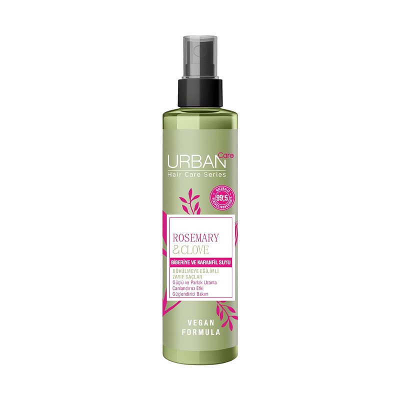 Urban Care Rosemary & Clove Hair Water with Organic Rosemary, 150 ml