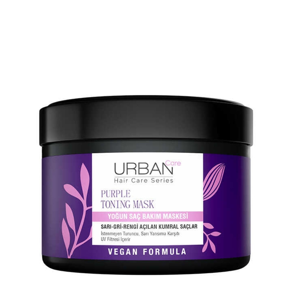 Urban Care Purple Hair Mask for Shine &amp; Anti-Frizz 230ml