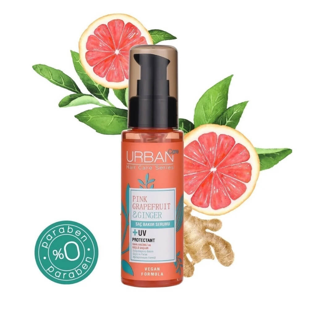 Urban Care Pink Grapefruit &amp; Ginger Hair Serum for Volume 75ml