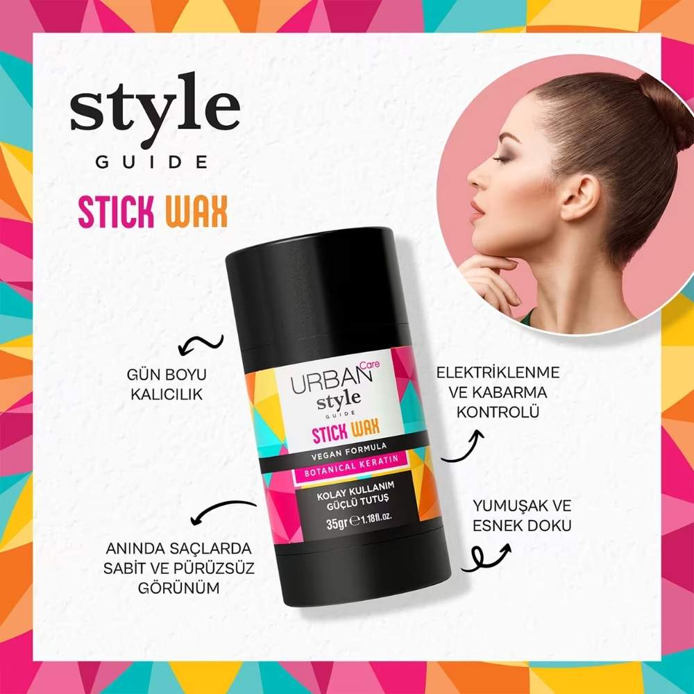 Urban Care Style Guide Stick Wax for Sleek Styling 35g