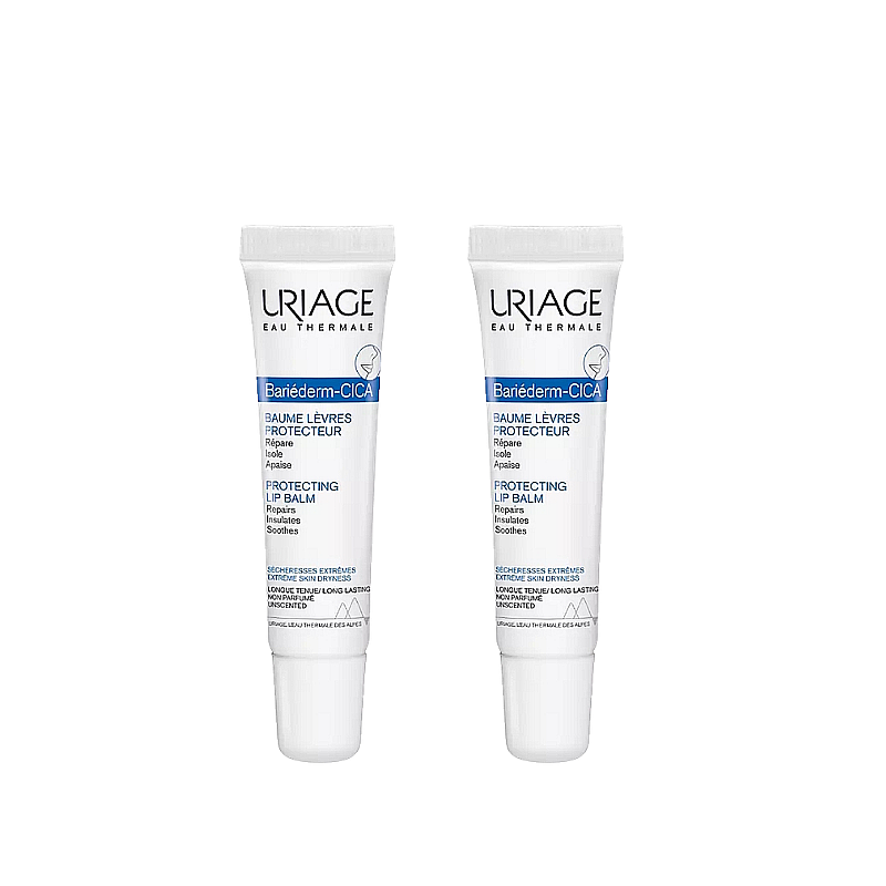 Uriage Bariederm Cica-Lips Protecting Balm Duo 2 x 15 ml