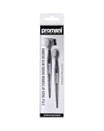Promani PR-932 Eyebrow Razor Set with Comb & Brush Cap, 2-Pack
