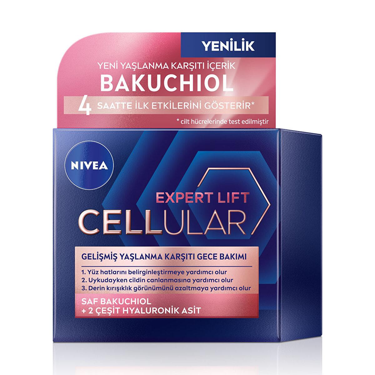 nivea cellular expert lift night cream, nivea night cream with bakuchiol and hyaluronic acid NIVEA Cellular Expert Lift Night Cream with Bakuchiol & Hyaluronic Acid - Anti-Aging | 1.69 fl. oz. NIVEA Cellular Expert Lift Night Cream - Anti-Aging Formula nivea, night-cream, bakuchiol, hyaluronic-acid, anti-aging, skincare, women, sensitive-skin, ai-generated, revitalizing