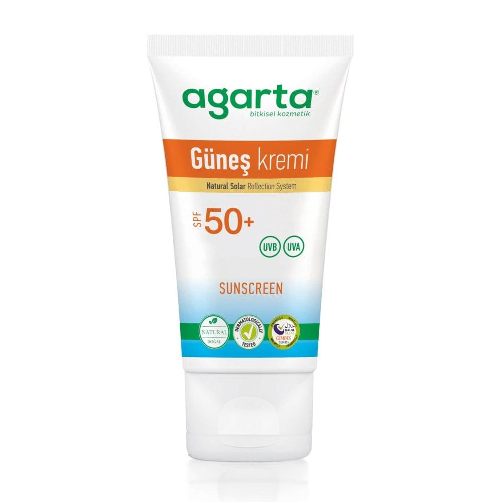 Agarta Natural Sunscreen Cream SPF 50+ for Adults and Children - Paraben-Free, 3.38 fl oz Agarta SPF 50+ Natural Sunscreen Cream - Paraben Free SPF 50+ sunscreen, Natural sunscreen cream, Paraben-free sunscreen, Sunscreen for children, Sunscreen for sensitive skin, Family sunscreen, Natural sun protection, Outdoor protection, Skin care, Sun care, UV protection, Natural ingredients, Paraben-free, Paraffin-free, Sunscreen for adults, Sunscreen for kids, Beach essentials, Hiking gear, Outdoor gear