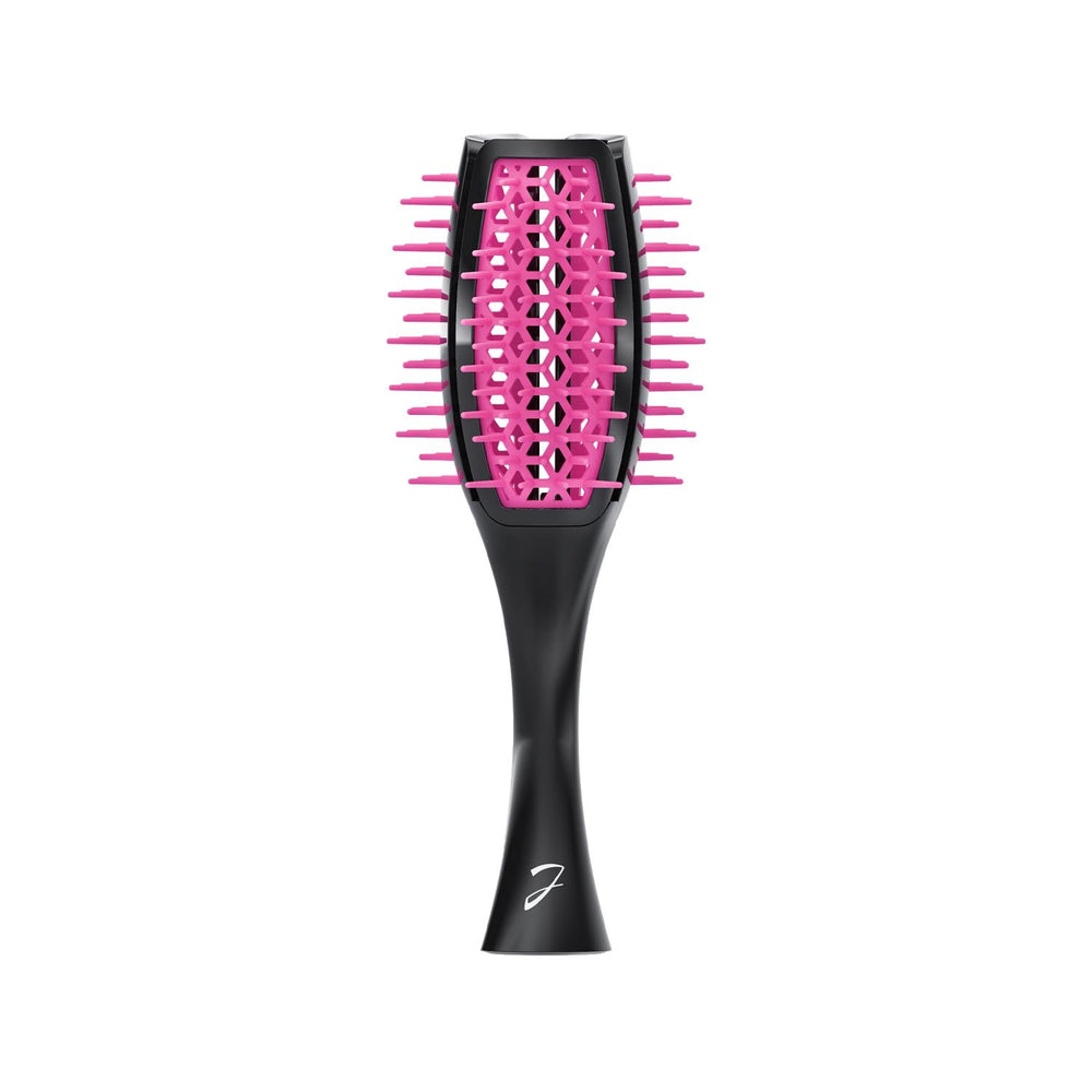 Janeke Tulip Brush Detangling Hair Brush Black Purple