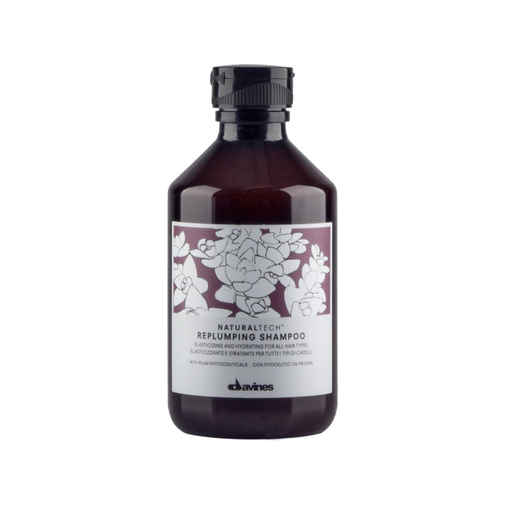 Davines Replumping Moisturizing Shampoo for Dry or Damaged Hair - 8.45 fl oz, Nourishing & Hydrating Properties - Shampoo