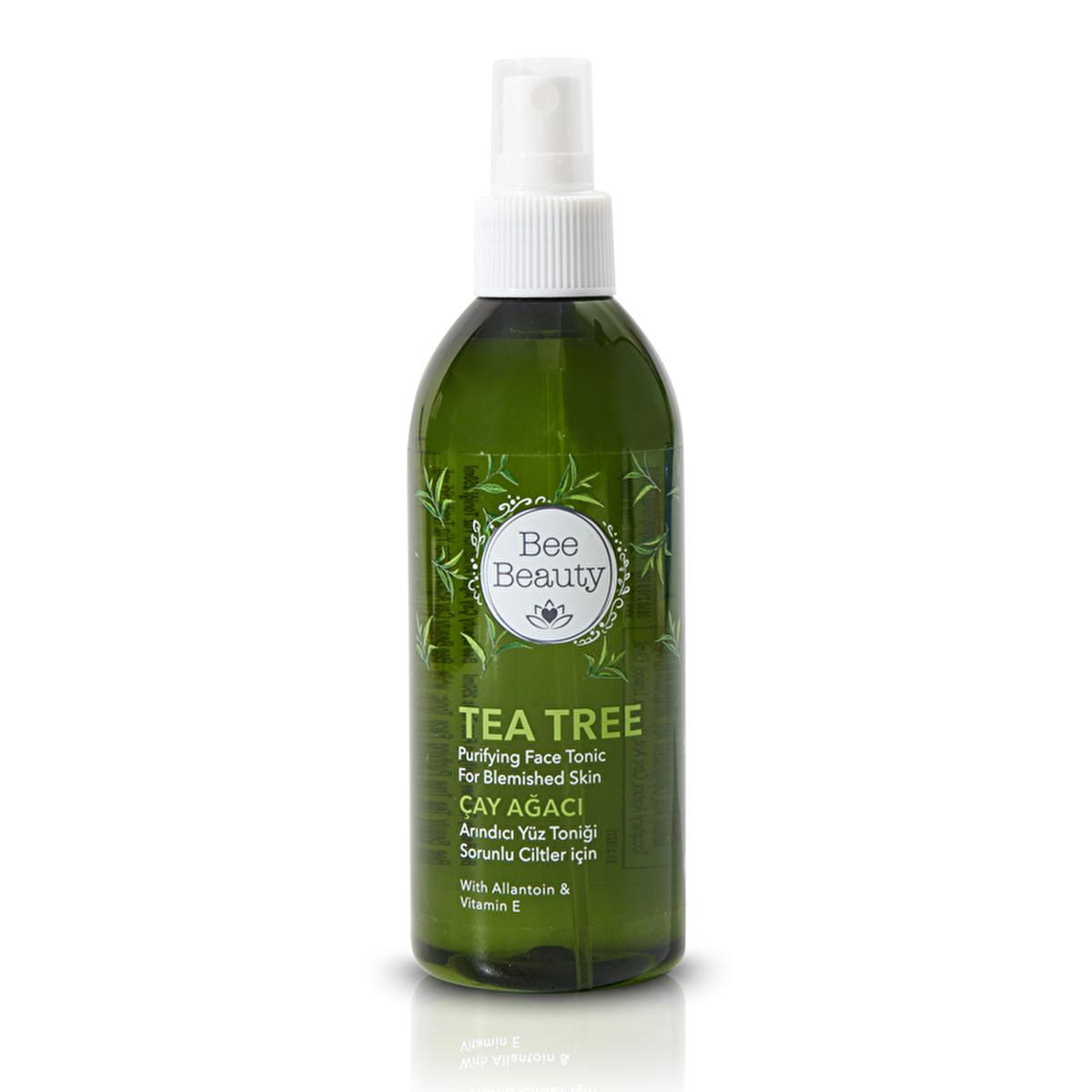Bee Beauty Tea Tree Facial Toner - Pore Cleansing, Oil Control for Oily & Combination Skin - Refreshes & Removes Makeup Bee Beauty Tea Tree Toner: Oil Control & Pore Cleansing tea tree facial toner, toner for oily skin, pore cleansing toner, oil control toner, tea tree oil for acne, facial toner for combination skin, Bee Beauty toner, toner for clogged pores, skin cleansing toner, makeup residue remover, toner, facial cleanser, tea tree oil, oily skin, combination skin, pore cleanser, acne treatment, skinca