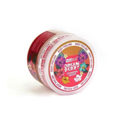 Mara Dreamberry Body Scrub: Exfoliating, Moisturizing, and Smoothing - Natural Body Peeling w/ Strawberry & Hibiscus Scent for Radiant Skin Mara Dreamberry Body Scrub: Exfoliate & Moisturize for Smooth Skin body scrub, exfoliating scrub, strawberry body scrub, hibiscus body scrub, moisturizing body scrub, natural body scrub, smooth skin, body peeling, skin exfoliation, body care products, strawberry, hibiscus, hibiscus oil, baobab oil, arnica montana, vitamin E, skincare, natural skincare, pleasant scent, g