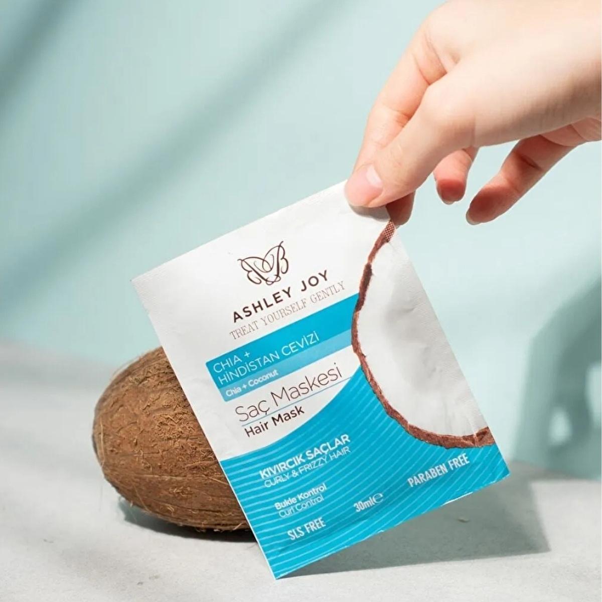Ashley Joy Curl Control Hair Mask: Define Curls, Reduce Frizz &amp; Repair with Chia &amp; Flax Seed - Moisturizing Natural Hair Mask Ashley Joy Curl Mask: Define Curls &amp; Control Frizz! curl defining mask, hair mask for curly hair, frizz control hair mask, hair repair mask, natural hair mask, hair mask with chia and flax seed, curly hair care, hair mask for waves, moisturizing hair mask, curly hair, wavy hair, hair mask, hair treatment, frizz control, curl definition, hair repair, moisturizing, chia seed extract, f