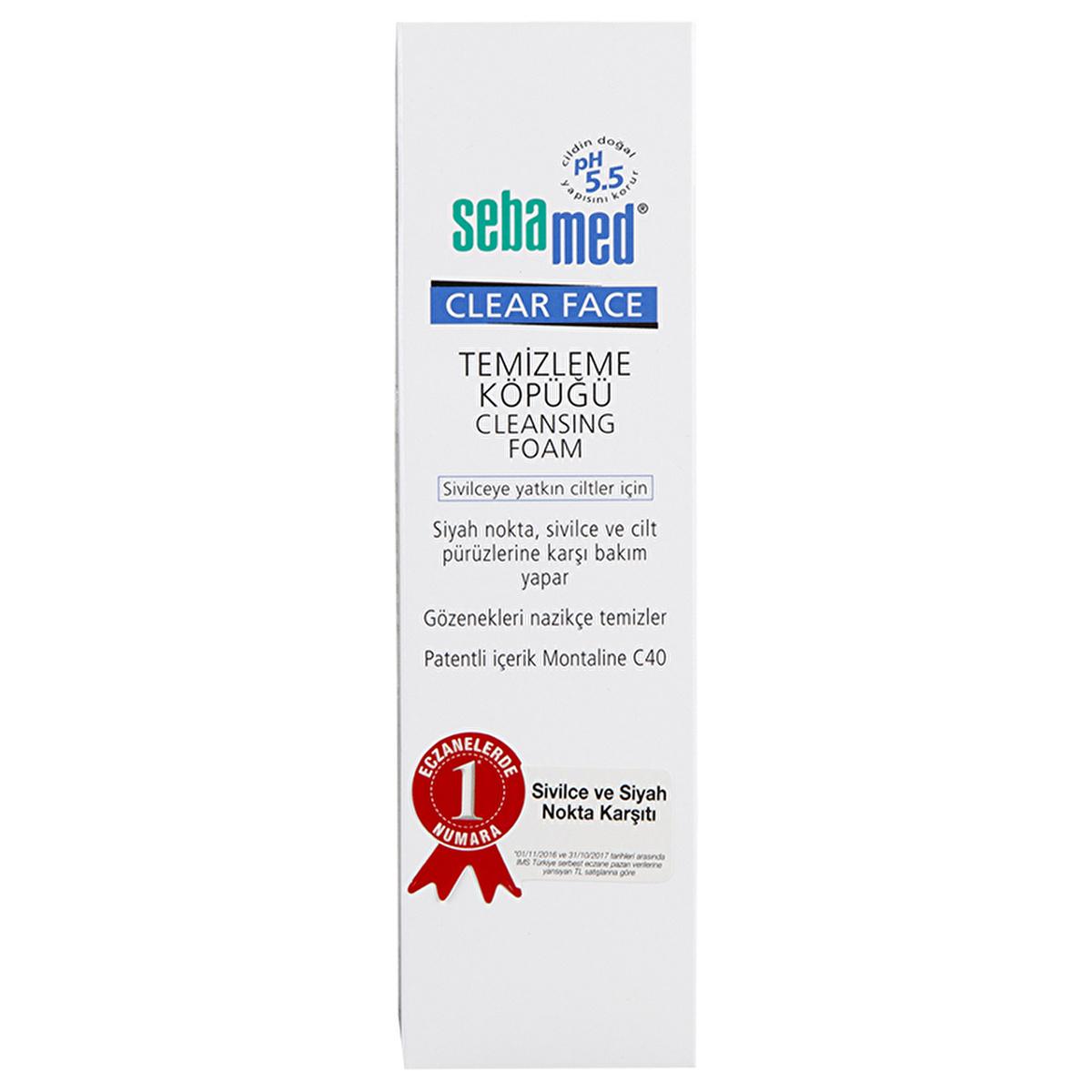 sebamed-clear-face-foaming-cleanser-150ml, sebamed-cleanser-pump-bottle Sebamed Clear Face Foaming Cleanser - Deep Cleansing for Oily Skin | 150 ml Sebamed Clear Face Cleanser - Deep Clean - 150 ml sebamed, foaming-cleanser, oily-skin, deep-cleanser, acne-prevention, facial-care, skin-cleansing, sensitive-skin, montaline-c40, ai-generated