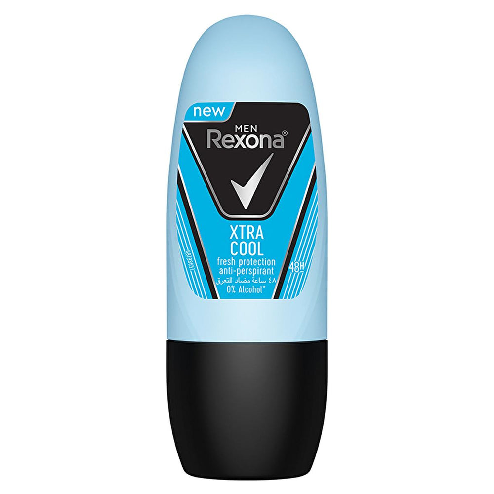 Rexona Men Xtra Cool Mini Roll On Deodorant for Men - 48 Hour Protection, Travel Size Rexona Men Xtra Cool Deodorant - 48 Hour Protection Men's Deodorant, Roll-on Deodorant, 48-hour Protection, Rexona Men Xtra Cool, Mini Deodorant for Travel, Men's Personal Care, Long Lasting Deodorant, Travel Size Deodorant, Active Men's Deodorant, Fresh Deodorant