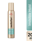 Wella Wellaflex Invisible Hold Extra Strong Hair Mousse - Vegan, 24-Hour Hold, Lightweight Hair Styling Product - view 2
