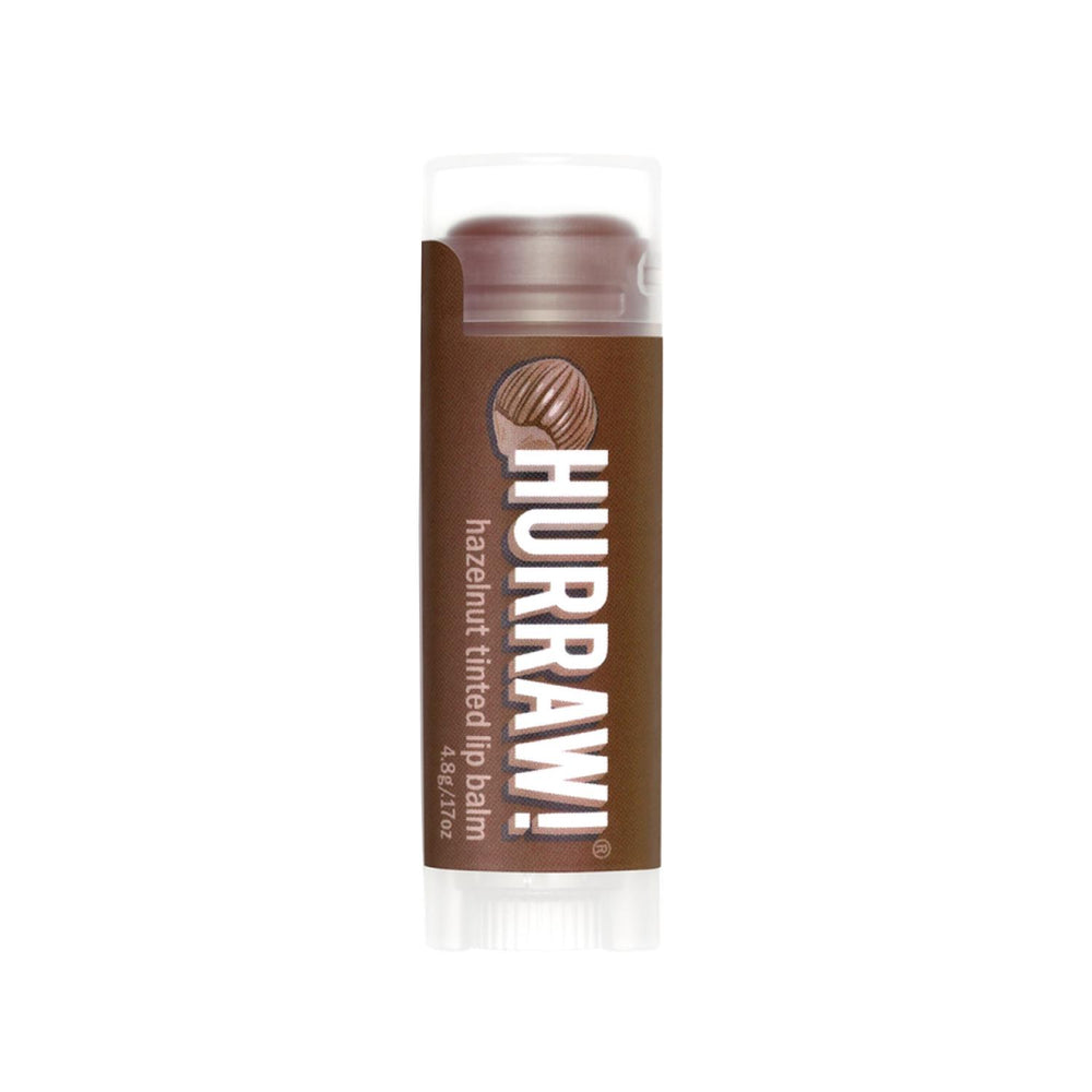 Hurraw Tinted Lip Balm - Hazelnut Flavor, Natural Moisturizing & Color Enhancement Hurraw Tinted Lip Balm - Natural & Moisturizing tinted lip balm, hazelnut flavored lip balm, natural lip care, Hurraw lip balm, colored lip moisturizer, lip care, natural cosmetics, travel size lip balm, moisturizing lip balm, lip color enhancer