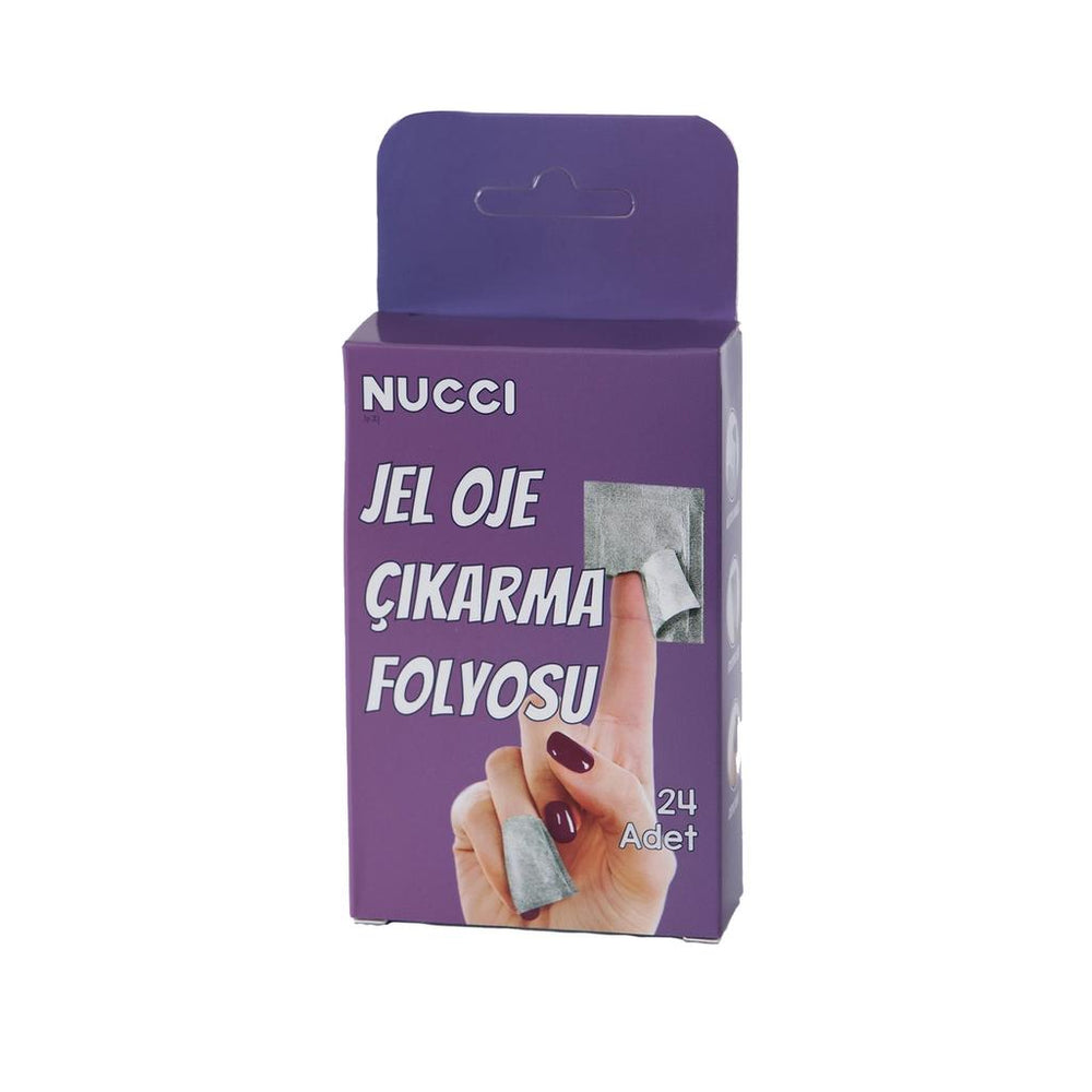 Nucci Gel Nail Polish Remover Wraps for Easy Soak-Off