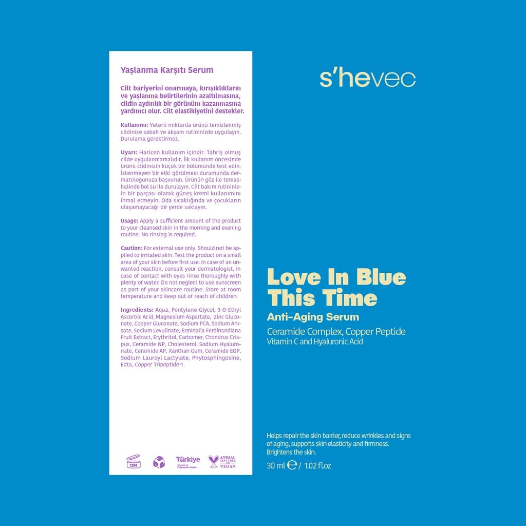 She Vec Love In Blue Anti-Aging Serum 30ml