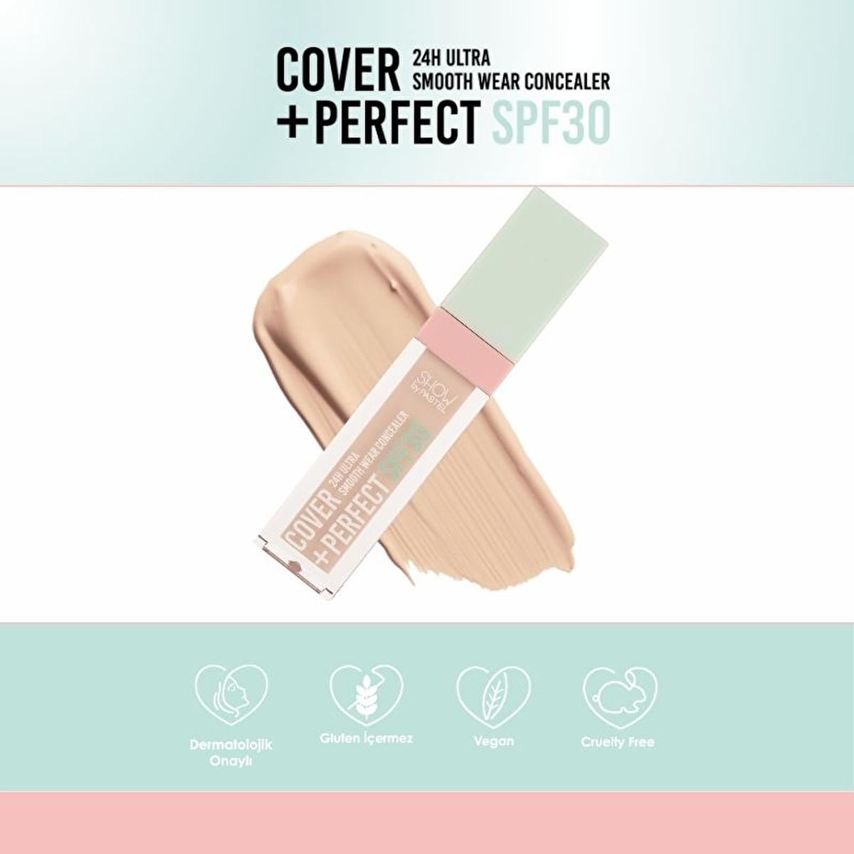 pastel-perfect-concealer-spf30-nude-pink-1, pastel-concealer-applicator Pastel Show by Pastel Cover+Perfect Concealer SPF30 Ultra Kapatıcı 304 Nude Pink Pastel Perfect Concealer SPF30 - High Coverage Moisturizer pastel, concealer, spf30, makeup, high-coverage, moisturizing, nude-pink, ultra-kapatıcı, ai-generated, face-makeup