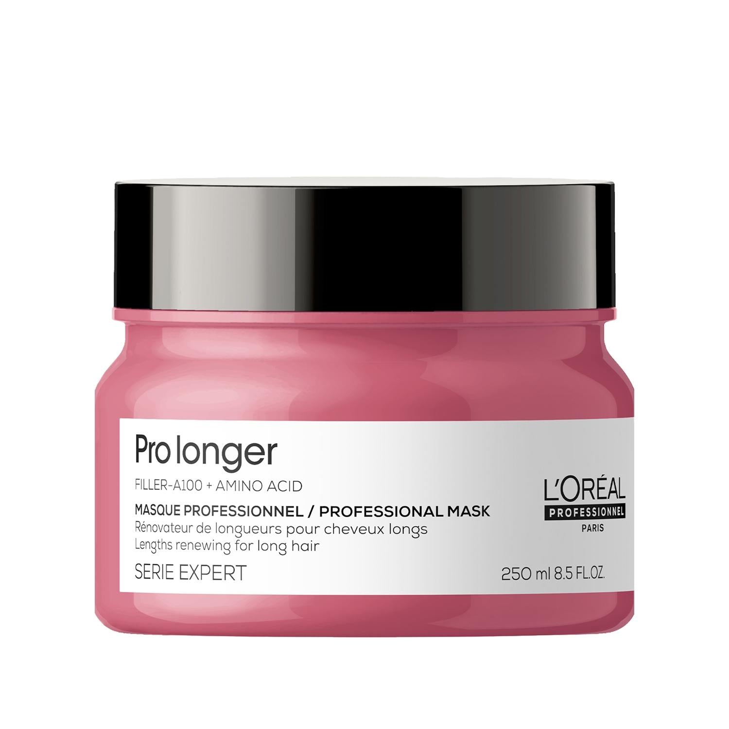 L&#39;Oreal Professionnel Paris Serie Expert Pro Longer Hair Mask - Intensely Nourishes &amp; Repairs Dry Hair Ends, 8.45 fl oz L&#39;Oreal Paris Hair Mask for Dry Ends - 8.45 fl oz hair mask, L&#39;Oreal Professionnel Paris, Serie Expert Pro Longer, hair care, professional hair products, hair nourishment, dry hair repair, damaged hair treatment, long hair care, salon-quality hair care, hair repair mask, intense nourishment, hair health improvement
