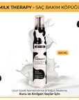 Morfose Milk Therapy Hair Foam - Nourishing & Repairing Hair Care for Dry & Damaged Hair - view 3
