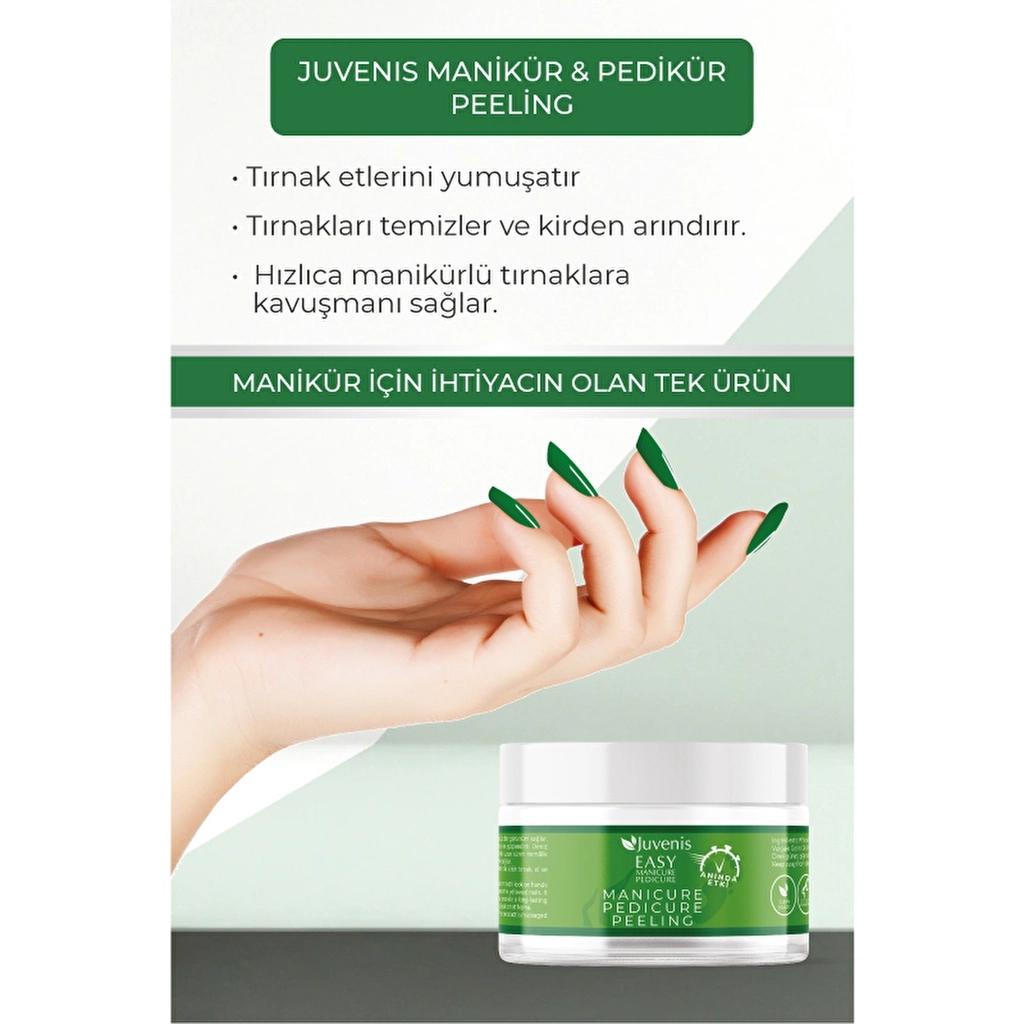 Juvenis Easy Manicure &amp; Pedicure Peeling Scrub 250g