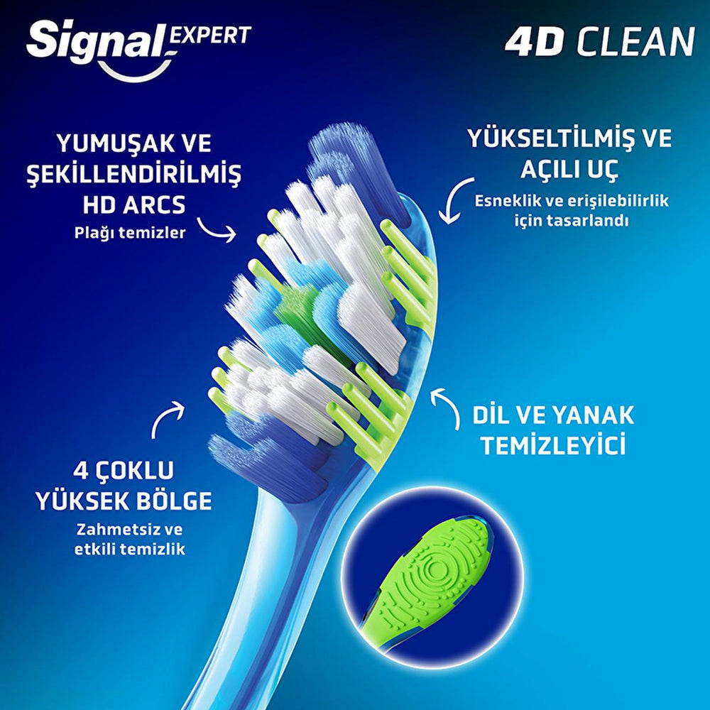Signal 4D Clean Expert Electric Toothbrush - Advanced Oral Care with 4D Cleaning Technology - view 2