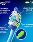 Signal 4D Clean Expert Electric Toothbrush - Advanced Oral Care with 4D Cleaning Technology Signal 4D Clean Expert Electric Toothbrush - Advanced Oral Care Electric Toothbrush, Advanced Oral Care, 4D Cleaning Technology, Signal 4D Clean Expert, Plaque Removal Toothbrush, Oral Hygiene, Dental Care, Healthy Gums, Toothbrush with Tongue Cleaner, Gentle on Gums