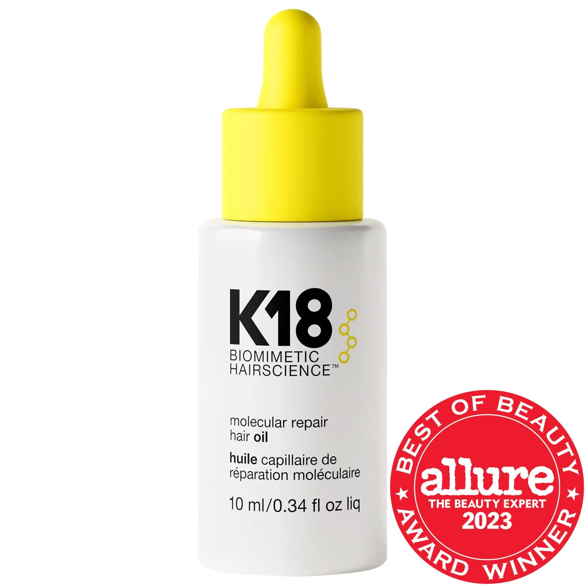 K18 Molecular Repair Hair Oil - Vegan, Cruelty-Free Hair Oil for Frizz Control & Repair K18 Hair Oil for Frizz Control & Repair hair oil, frizz control, hair repair, vegan hair care, cruelty-free hair products, smoothing hair oil, hair treatment, hair strengthening, damage repair, shine enhancement, heat protection, K18PEPTIDE™, vegan beauty, cruelty-free beauty, hair care routine, hair concerns, frizzy hair solution, damaged hair repair