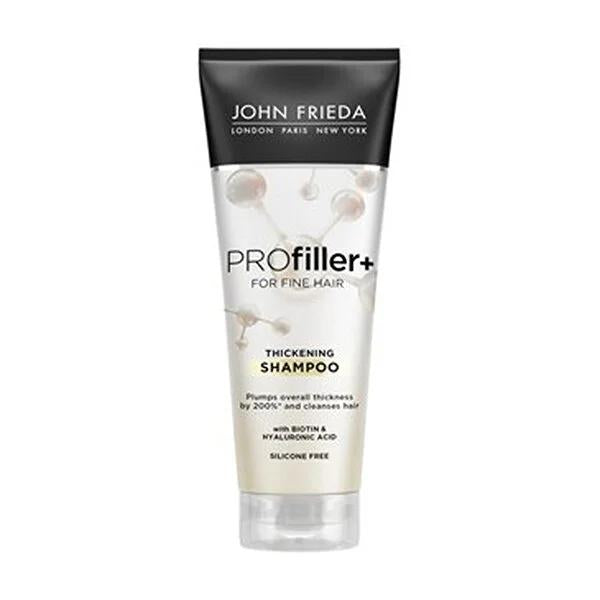 John Frieda Thickening Shampoo for Fine Hair - Volumizing, Biotin & Hyaluronic Acid, Vegan & Silicone-Free John Frieda Thickening Shampoo - Volumizing & Strengthening volumizing shampoo, thickening shampoo for fine hair, Biotin shampoo, Hyaluronic Acid hair care, vegan hair care products, silicone-free shampoo, hair thickening, fine hair care, hair strengthening, cruelty-free cosmetics, hair care routine, healthy hair products