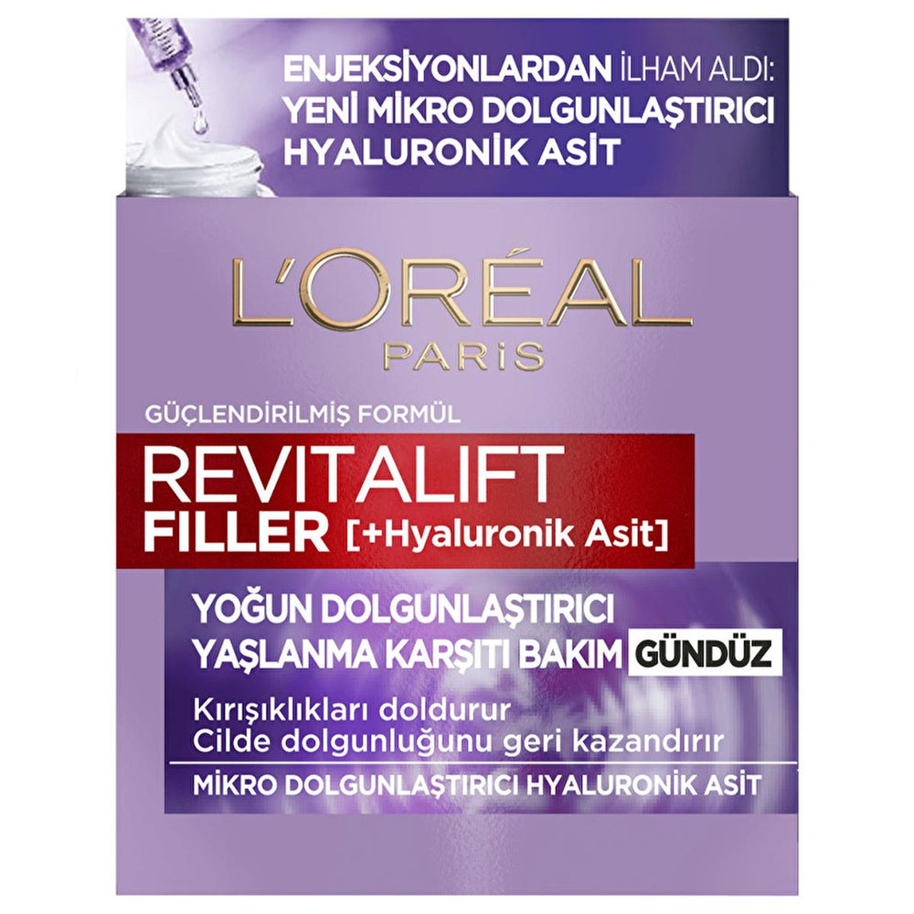 L'Oreal Paris Revitalift Filler Hyaluronic Acid Anti-Aging Day Cream: Intense Hydration, Wrinkle Filler & Skin Plumping for Youthful Radiance L'Oreal Revitalift: Hyaluronic Acid Anti-Aging Day Cream hyaluronic acid cream, anti-aging day cream, wrinkle filler cream, skin plumping cream, Loreal Revitalift Filler, intense hydration face cream, age defying skincare, face moisturizer for mature skin, hyaluronic acid, anti-aging, wrinkle filler, skin plumping, Loreal, Revitalift, hydration, face cream, moisturize