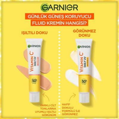 Garnier Vitamin C Daily Sunscreen SPF50+ - 40ml | Brightening Formula - image 18