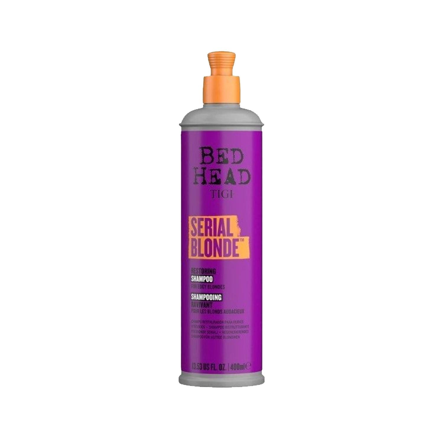 Tigi Bed Head Serial Blond Blonde Hair Repair Shampoo - 13.53 fl oz Tigi Bed Head Serial Blond Shampoo for Blonde Hair Tigi Bed Head, Serial Blond, Blonde hair shampoo, Repairing shampoo, Hair care for blonde hair, Blonde hair care, Hair repair, Damaged hair care, Blonde hair maintenance, Hair shampoo, Tigi Bed Head Serial Blond, Blonde hair products, Hair care products, Repair shampoo, Blonde hair repair