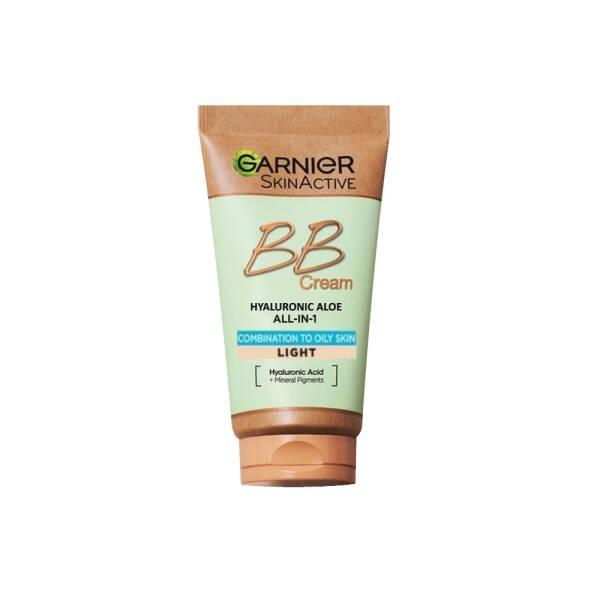 Garnier BB Cream for Mixed & Oily Skin - Hydrating, Natural Coverage with Hyaluronic Acid & Aloe Vera - Foundation