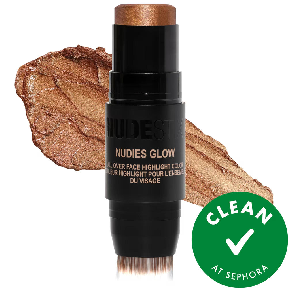 Nudestix Nudies Glow Cream Highlighter Stick: Dewy, Multi-Tasking, Vegan, and Cruelty-Free for Natural Radiant Glow Nudestix Glow Highlighter: Dewy, Vegan, Cruelty-Free Makeup cream highlighter stick, dewy highlighter, vegan highlighter, cruelty-free makeup, multi-tasking highlighter, glow stick makeup, hypoallergenic highlighter, fragrance free highlighter, gluten free highlighter, natural glow makeup, highlighter, makeup, face makeup, luminizer, luminous makeup, dewy skin, radiant glow, multi-use, portabl