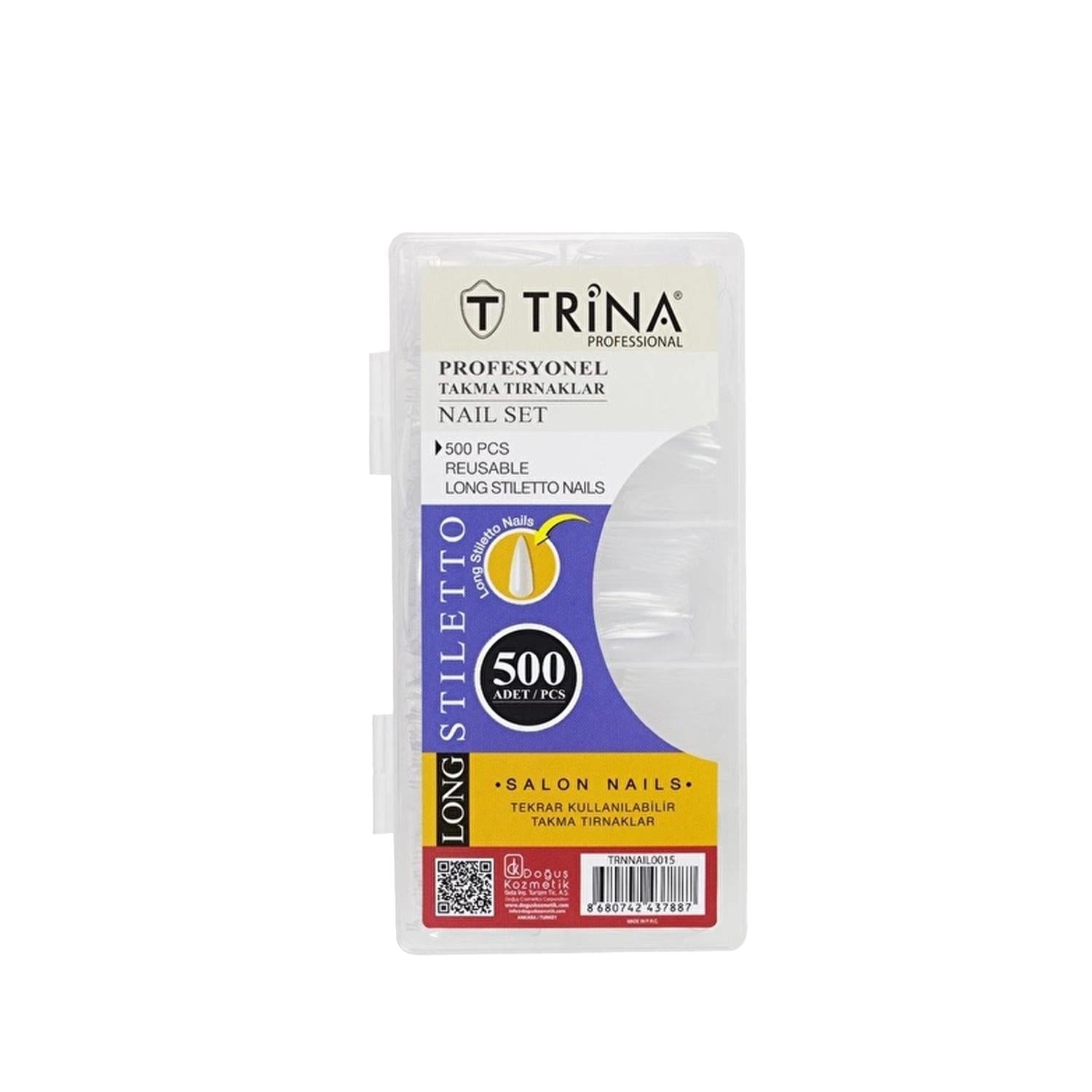 Trina Artificial Nails Long Stiletto Takma Tırnaklar 500 Adet - Fashionable Nail Enhancements for Special Occasions Trina Long Stiletto Artificial Nails - 500 Adet Artificial Nails, Stiletto Nails, Trina Nails, Nail Extensions, Cosmetic Nails, Nail Beauty Enhancements, Fashion Nails, Long Nails, Nail Fashion, Beauty Supplies, Cosmetic Products, Nail Care, Nail Art, Nail Accessories