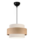 Homing Retro Fabric Pendant Light - Minimalist Lighting with E27 Socket, 30 cm Width, 80 cm Adjustable Length - view 3