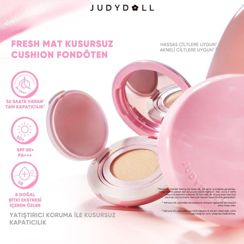 Judydoll Fresh Matte Cushion Foundation Warm Beige