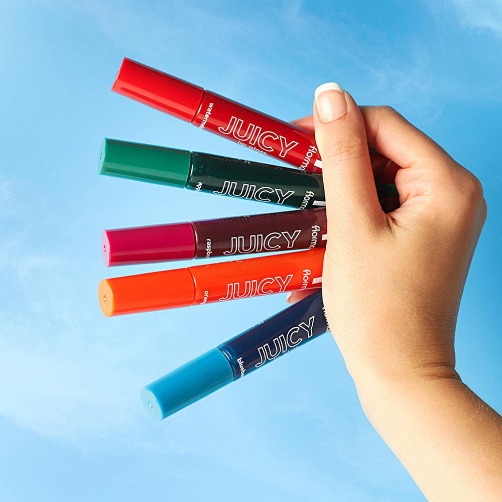 Flormar Juicy Lip Gloss - Moisturizing, Natural Color, Fruit Flavored - Lip Care for Dry Lips - Lip Gloss