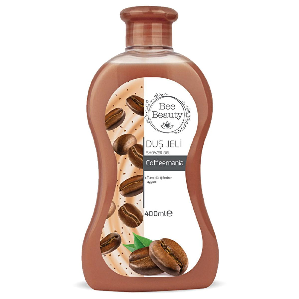 Bee Beauty Coffeemania Coffee Scented Shower Gel - Moisturizing, E Vitamin Enriched, 13.53 fl oz - Shower Gel